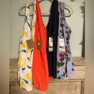 NWT Lot of FOUR Joules Tanks - UK8/US4